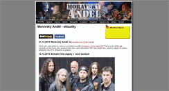 Desktop Screenshot of moravskyandel.cz